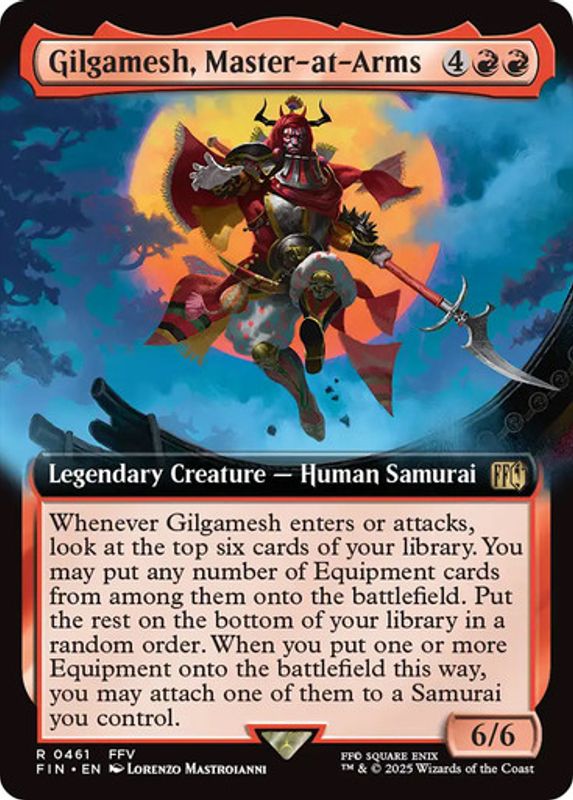 Gilgamesh, Master-at-Arms (#461) (Extended Art)